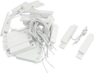 Unique Bargains 10 Sets NO Normally Open Security Magnetic Door Contact Reed Switch 15-25mm