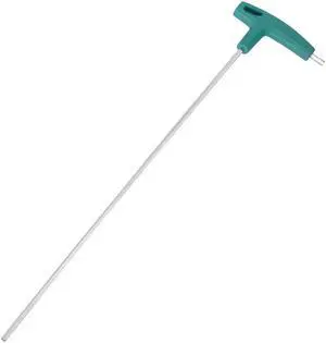 3mm Extra Long Arm T-Handle Hex Key Wrench Chrome Finish
