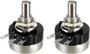 RV24YN20S 200K Ohm Variable Resistors Single Turn Rotary Carbon Film Potentiometer 2pcs