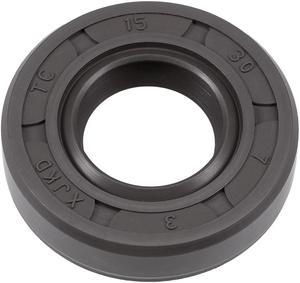 Oil Seal, TC 15mm x 30mm x 7mm, Nitrile Rubber Cover Double Lip