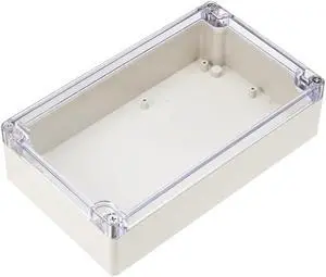 7.87"x4.72"x2.17"(200mmx120mmx55mm) ABS Junction Box Universal Project Enclosure w PC Transparent Cover
