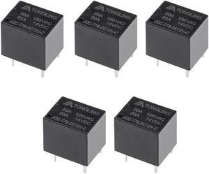 5 Pcs JQC-T78-DC12V-C  DC12V  Coil SPDT 5 Pin PCB Electromagnetic Power Relay