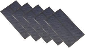 5Pcs 1W 5V Micro Solar Panel Module DIY Polysilicon for Toys Charger