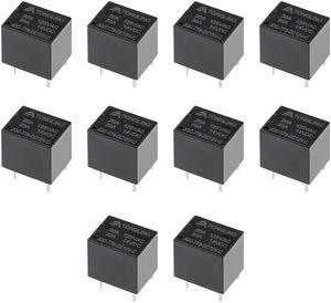 10Pcs JQC-T78-DC12V-C  DC 12V Coil SPDT 5Pin PCB Electromagnetic Power Relay.