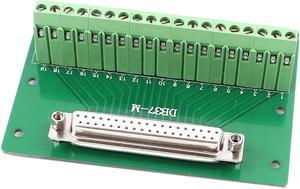 DB37 D-SUB Female Adapter to 37 Pin Port Terminal 2 Row Screw Breakout Board