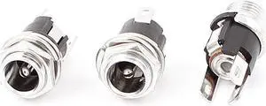 3pcs 5.5 mm x 2.1mm DC Power Jack Socket Female Adapter Connector