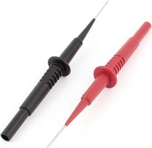 Unique Bargains 2PCS Multimeter Universal Probe Test Pin Needle Tester 4mm Socket