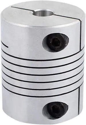 8mm To 16mm Shaft Coupling 40mm Length 32mm Diameter Stepper Motor Coupler Aluminum Alloy Joint Connector for 3D Printer CNC Machine DIY Encoder