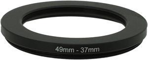 Digital Camera Parts 49mm-37mm Len Filter Step Down Ring Adapter Black