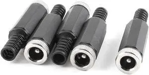 5 x Replaceable 5.5mm x 2.5mm Female Jack DC Power Cable Connector Adapter