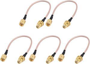 5Pcs RG316 SMA Female to Male Connector Router Antenna Extension Cable 15cm