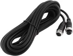 Car Bus Monitor Camera Male to Female 4 Pin Video Power Extension Cable 5M 16ft