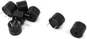 Unique Bargains DC 5V 85dB Industrial Black Active Electronic Buzzer 7pcs