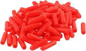 100pcs 2mm Inner Dia Vinyl End Cap Wire Cable Tube Cover Protector