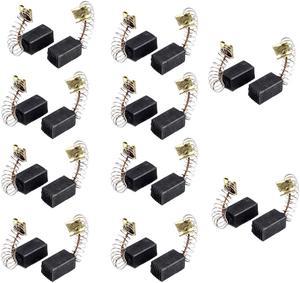 Unique Bargains 20 Pcs Power Tool Replacement Motor Carbon Brushes Gray 13mm x 7mm x 6mm