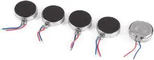 3V DC 1027 10mm x 3.3mm Coin Mobile Phone Vibration Motor 5 Pcs