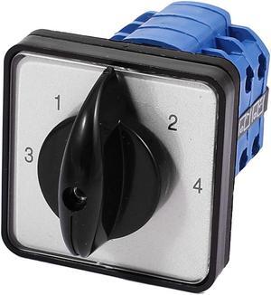 Electric 5 Position 12 Terminals Rotary Cam Changeover Switch 660V 20A