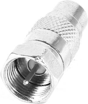 F Type Male Coaxial to RCA Female Adapter Adaptor TV Connector