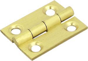 Unique BargainsJewelry Box Brass Bearing Butt Door Hinge Gold Tone 25mm 1-inch Length