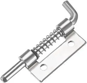 5pcs Carbon Steel Lock Bolt Spring Loaded Pin Latch 56mm Long (Left)