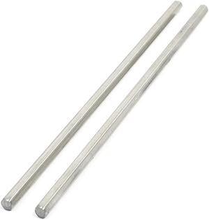 RC Helicopter 100mm x 3mm Stainless Steel Ground Shaft Hex Rod 2Pcs