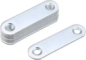 45mmx12mm Flat Bracket Straight Mending Plate Repair Fixing Connector 10pcs