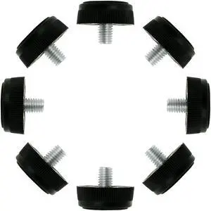 M8 x 10 x 30mm Leveling Feet Adjustable Leveler Protector for Desk Sofa Leg 8pcs M8 x 10 x 30mm Leveling Feet Adjustable Leveler Protector for Desk Sofa Leg 8pcs