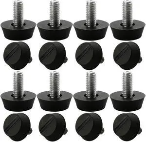 M6 x 13 x 20mm Leveling Feet Adjustable Leveler Protector for Sofa Leg 16pcs M6 x 13 x 20mm Leveling Feet Adjustable Leveler Protector for Sofa Leg 16pcs