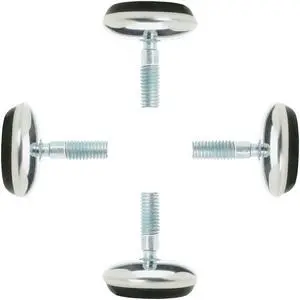 M6 x 13 x 30mm Leveling Feet Adjustable Leveler for Furniture Chair Leg 4pcs