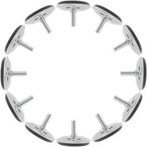 M8 x 20 x 50mm Leveling Feet Adjustable Leveler Pad for Furniture Desk Leg 10pcs M8 x 20 x 50mm Leveling Feet Adjustable Leveler Pad for Furniture Desk Leg 10pcs