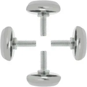 M6 x 15 x 30mm Furniture Leveling Feet Adjustable Leveler for Cabinet Leg 4pcs M6 x 15 x 30mm Furniture Leveling Feet Adjustable Leveler for Cabinet Leg 4pcs