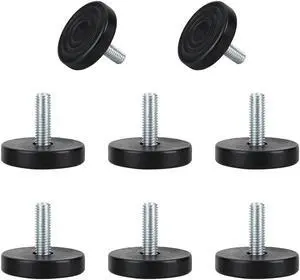 Adjustable Feet 20 x 20mm Tube Inserts Furniture Table Glide 10 Sets