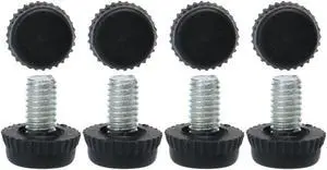 M6 x 10 x 15mm Leveling Feet Adjustable Support Cover for Machine Leg 8pcs M6 x 10 x 15mm Leveling Feet Adjustable Support Cover for Machine Leg 8pcs