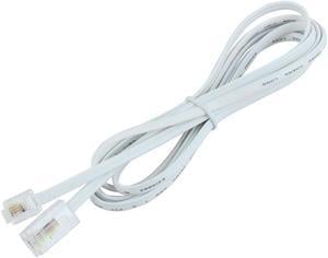 5.6Ft Telephone RJ11 6P4C to RJ45 8P4C Connector Plug Cable