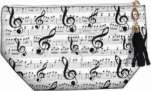 Spoontiques Cosmetic Accessory Bag, Music Spoontiques Cosmetic Accessory Bag, Music