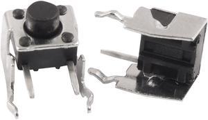 Unique Bargains 20 x Right Angle Momentary Tact Tactile Push Button Switch Non Lock 6x6x5.5mm