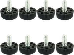 Chair Table Sofa Adjustable Screw On Leveling Glide Feet 30 x M8 x 17 8pcs