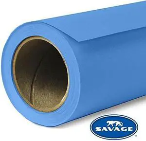 savage seamless background paper  #58 studio blue 53" x 36'