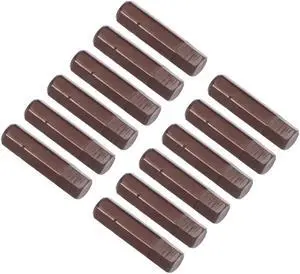 12 Pcs 1/4" Hex Shank 25mm Length Magnetic Hex Head H6 Screwdriver Bits S2 Alloy Steel