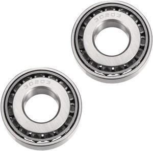 30203 Tapered Roller Bearing Cone and Cup Set, 17mm Bore 40mm OD 12mm Thickness 2pcs