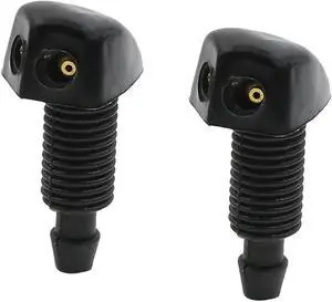 Universal Windshield Washer Nozzle Cleaning Sprayer for Car 36.5 x 20.2mm 2pcs