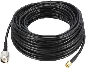 SMA Male to TNC Male RG58 RF Coaxial Cable 50 ft