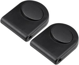 Inline Foot Pedal Push Lamp Switch, Step-on-button Lighting Foot Control ON/Off Footswitch Black 2 Pcs