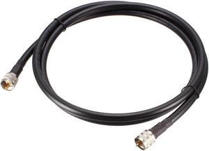 RG8U Coaxial Cable with Pl-259 Male Connectors for CB/Ham Radio 6 Ft