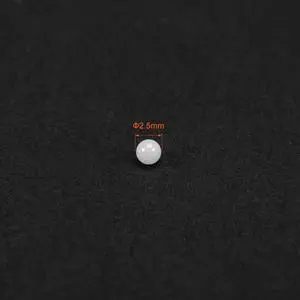 2.5mm Ceramic Bearing Balls, ZRO2 Zirconium Oxide Ball G10 Precision 10pcs