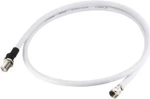 RG6 Coax Cable F Type Male to F Type Female Coaxial Cable 4 Feet