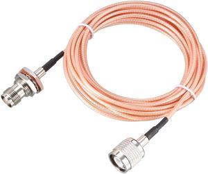 RG316 RF Coaxial Cable TNC Male to TNC Female Bulkhead Pigtail Cable 10 ft