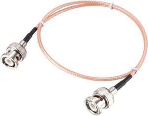 BNC Male to BNC Male Coax Cable RG316 Low Loss RF Coaxial Cable 50 ohm 1.5 ft