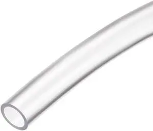 PVC Clear Vinly Tubing,8mm ID x 10mm OD,10 Meter/32.8ft,Plastic Flexible Hose Tube,Flex Pipe for Water,Beverage Pump