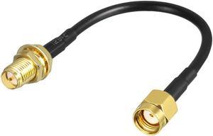 Antenna Extension Cable RP-SMA Male to RP-SMA Female Low Loss RG174 4 inch